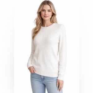 Vintage Alexa Chung for Madewell White Angora Blend Sweater XS (circa 2014–2016)